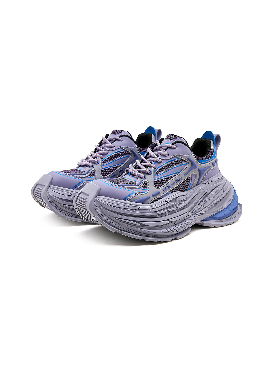 M88M丨Distressed Dad Sneakers Couple Retro Shoes-Purple - PSYLOS 1, M88M丨Distressed Dad Sneakers Couple Retro Shoes-Purple, Chunky Sneakers, M88M, PSYLOS 1